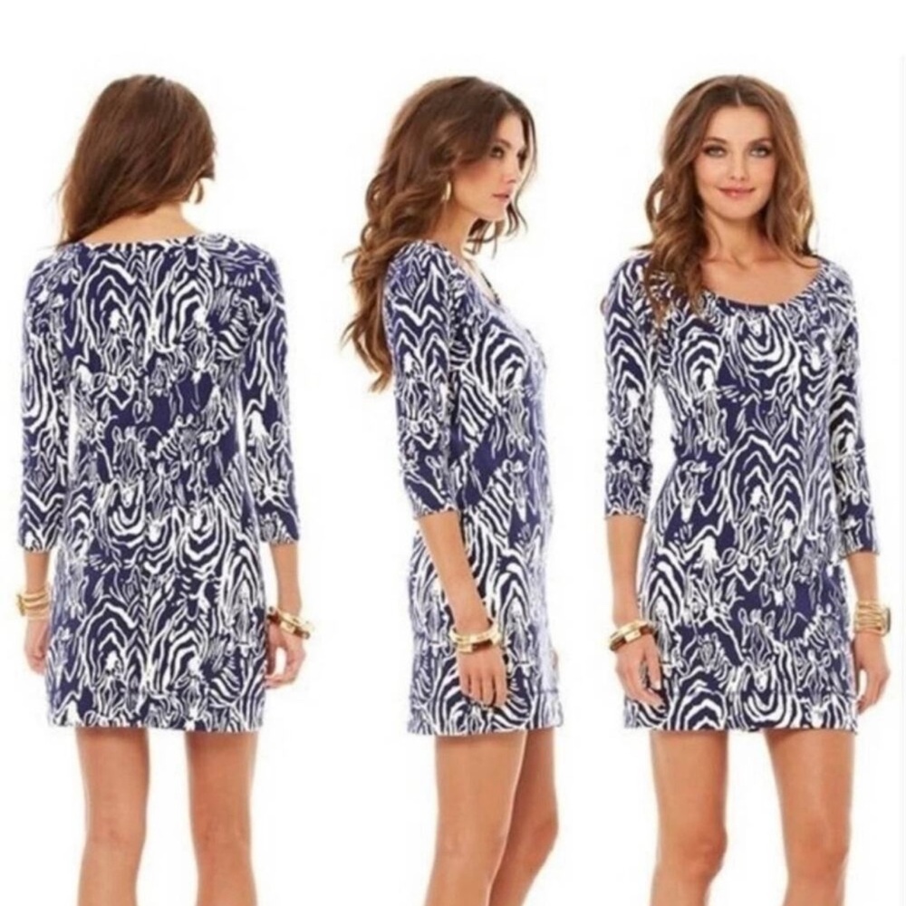 Lilly Pulitzer Navy Zebra Dress